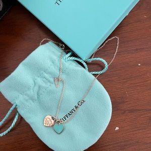 Return to Tiffany necklace with diamond